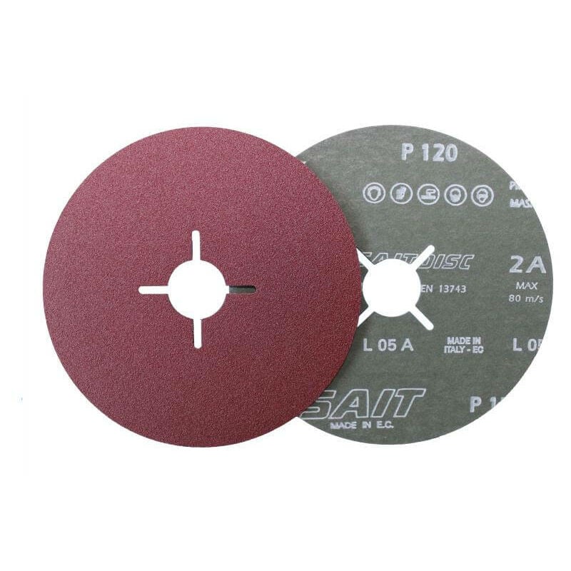 foto del prodotto disco abrasivo sait disc 125 80 2a