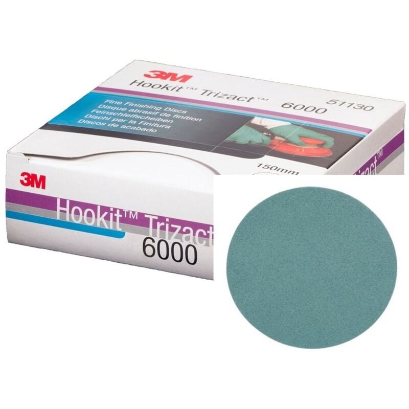 foto del prodotto disco abrasivo trizact per verniciatura p6000 150mm 3m per lucidatrice