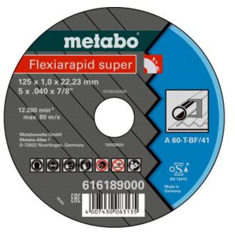 foto del prodotto disco acc. flexiarapid super 125x1,0x22,23 mm
