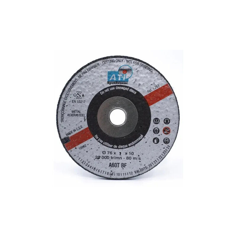 foto del prodotto disco carrozzeria dtc60p 76x2x10mm.
