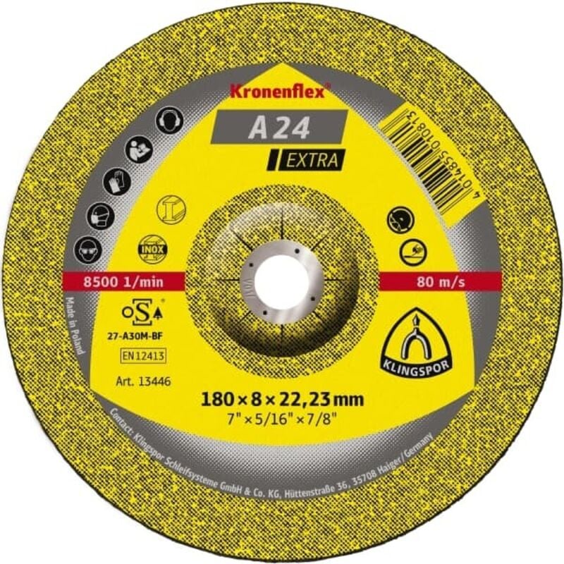 foto del prodotto disco convesso a24ex t27 1256.022 231885 t27 125 6aex