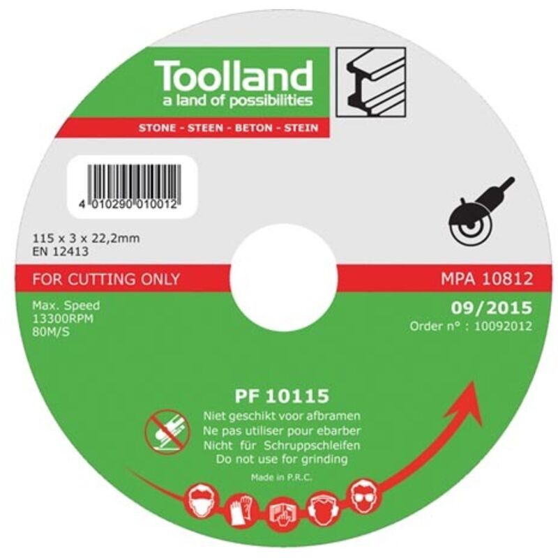 foto del prodotto disco da taglio - 115 mm - pietra