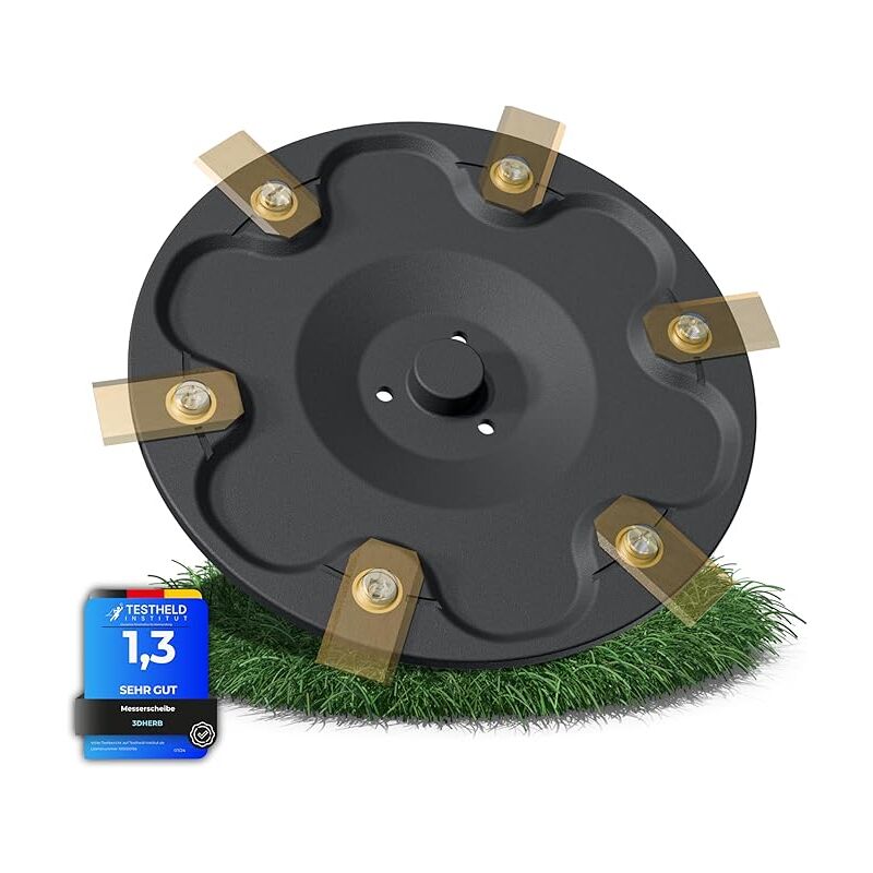 foto del prodotto disco da taglio a 6 lame compatibile con i rasaerba robotizzati segway navimow i105e, i108e e i110n disco da taglio di alta qualit in plastica