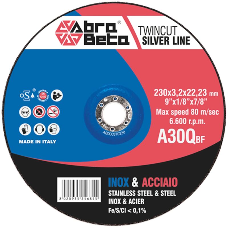 foto del prodotto disco da taglio abra beta a30q
