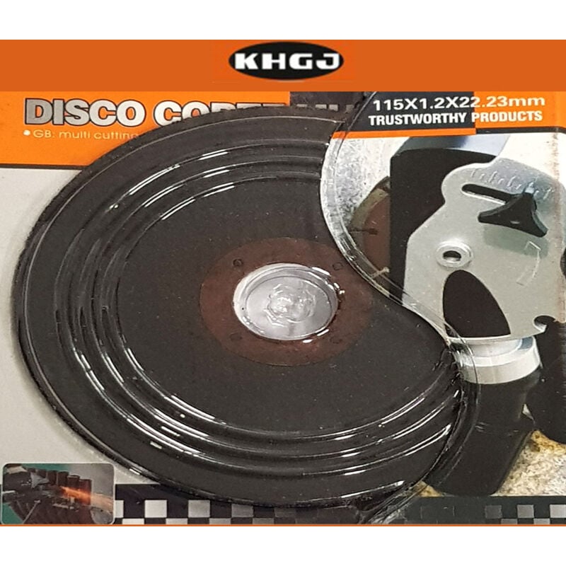foto del prodotto disco da taglio abrasivo multifunzione 115 x 1.2 x 22.23 mm khgj 83001 bricolage