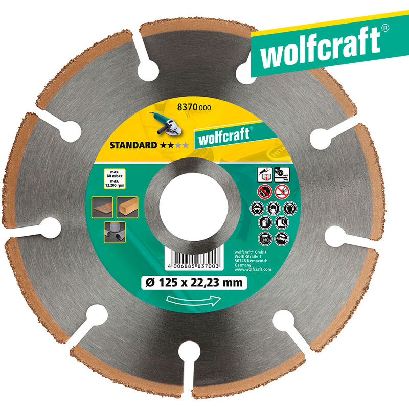 foto del prodotto disco da taglio ct standard 8369000 wolfcraft