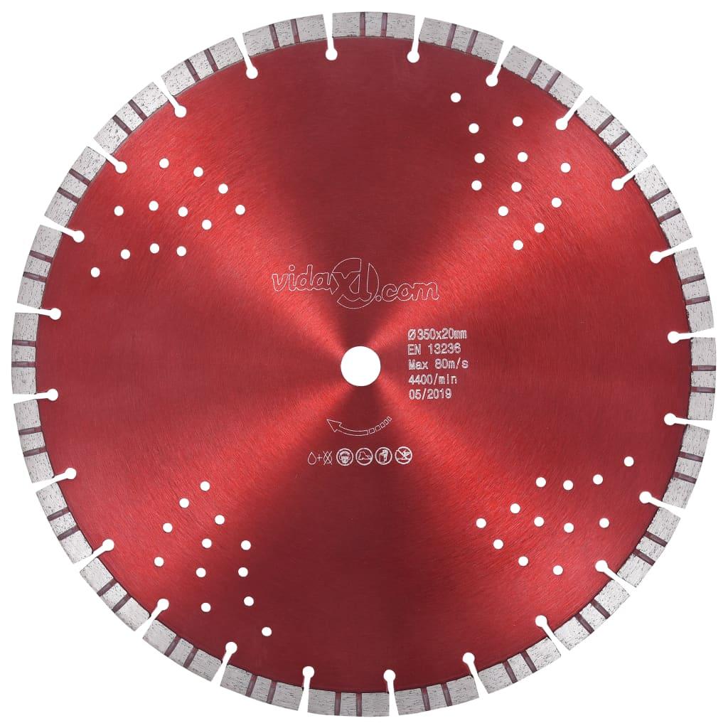 foto del prodotto disco da taglio diamantato con turbo e fori in acciaio 350 mm 02 0003731