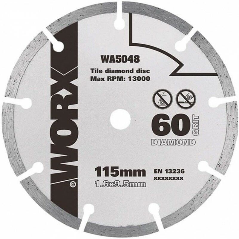 foto del prodotto disco da taglio diamantato worx wa5048
