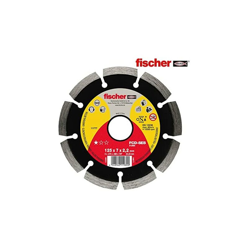 foto del prodotto disco da taglio fischer