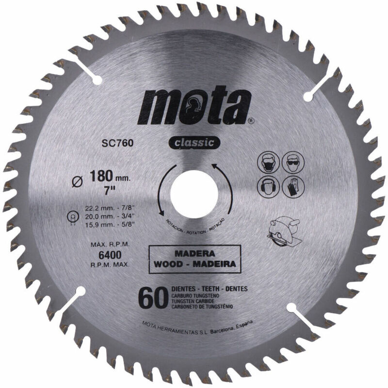 foto del prodotto disco da taglio mota clp18 sc760p