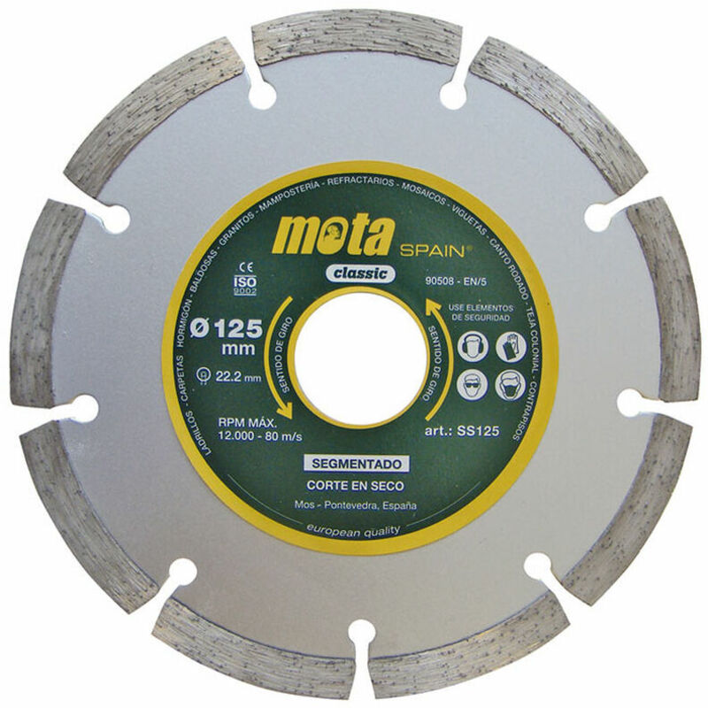 foto del prodotto disco da taglio mota ss230