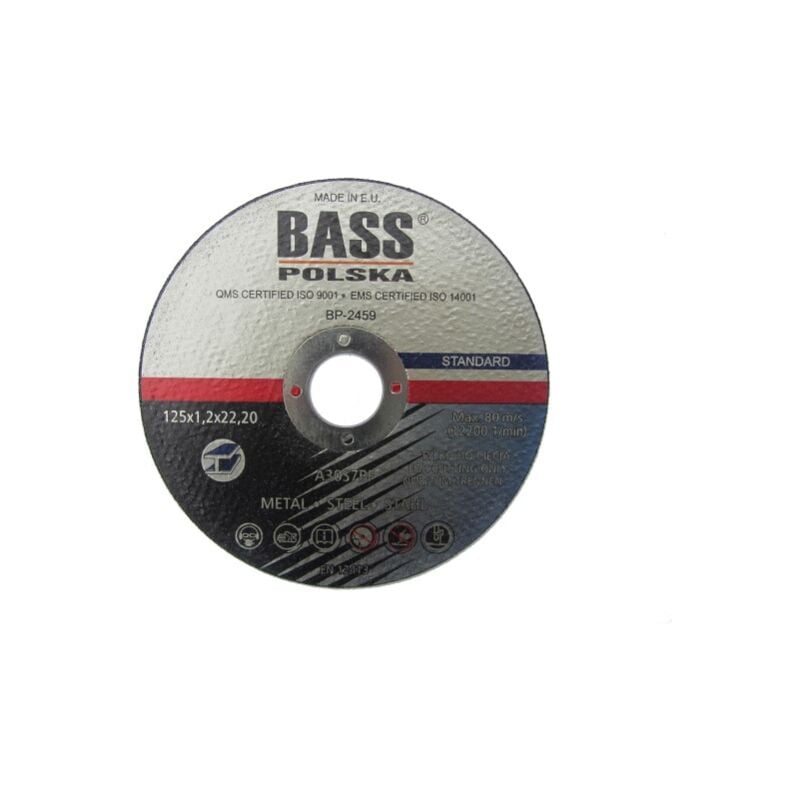 foto del prodotto disco da taglio per metalli 125mmx1,2x22,2mm