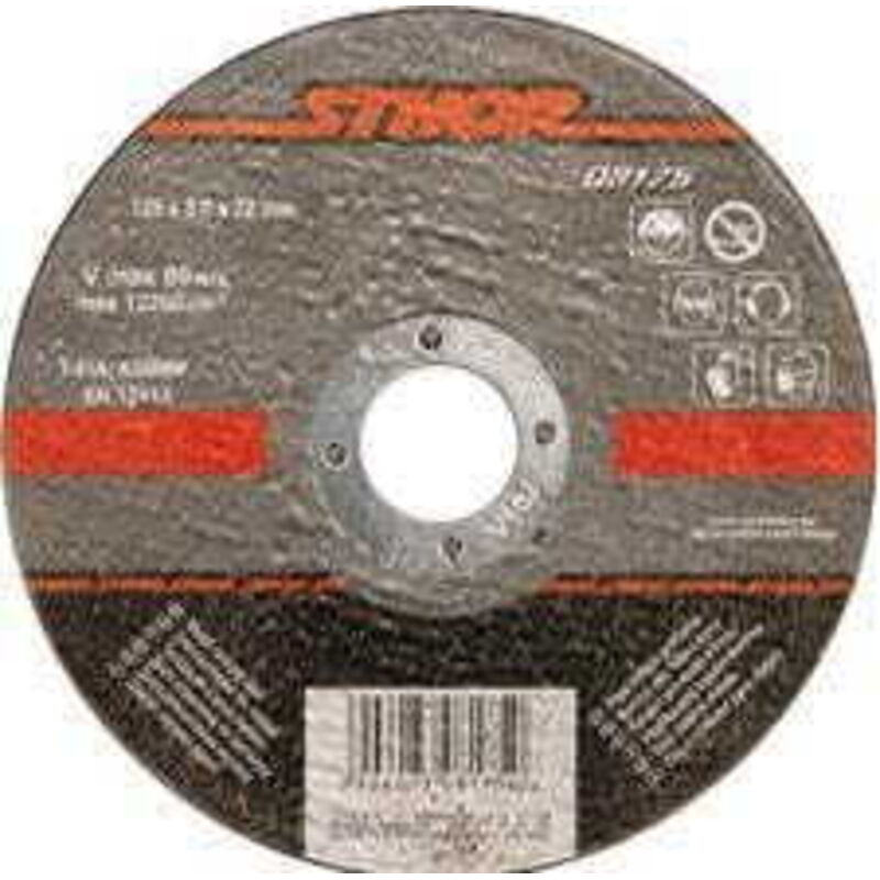 foto del prodotto disco da taglio per metalli sthor 125 x 1,0 mm 08171