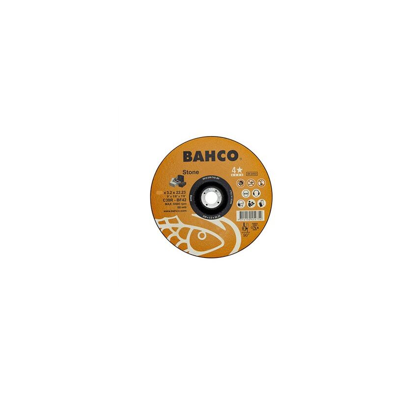 foto del prodotto disco da taglio per pietra 115x3,2mm 3912 115 t42 st bahco