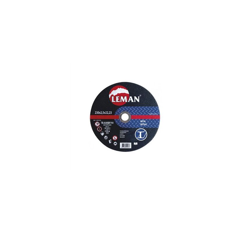 foto del prodotto disco da taglio professionale in acciaio 115x2,5x22mm 1602115 leman