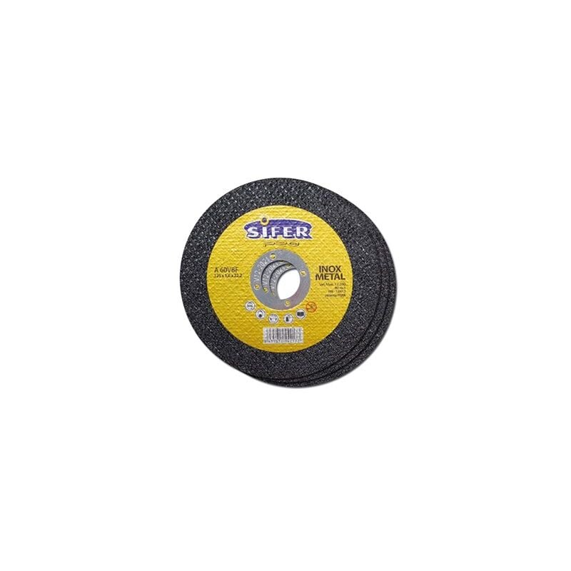foto del prodotto disco da taglio sifer pro in acciaio inox 115x1x22 a60v bf