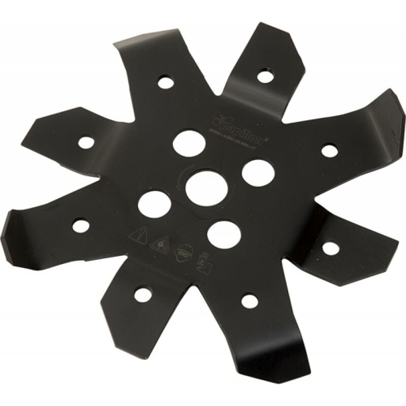 foto del prodotto disco decespugliatore acciaio 8 denti macinone 280mm papillon cf.scat