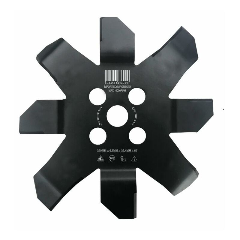 foto del prodotto disco decespugliatore macinone 255mm