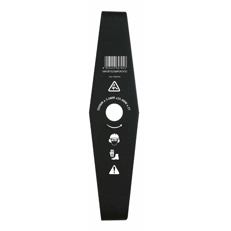 foto del prodotto disco decespugliatore per arbusti a 2 denti 200mm