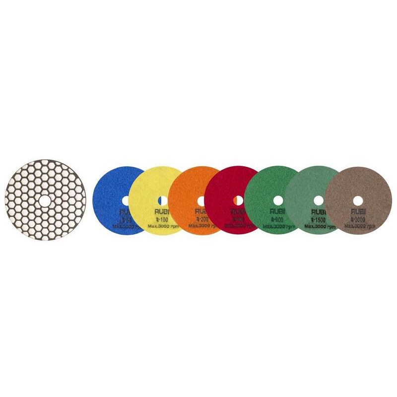 foto del prodotto disco di lucidatura diamantato seco 100 mm grit 200 62972 rubi