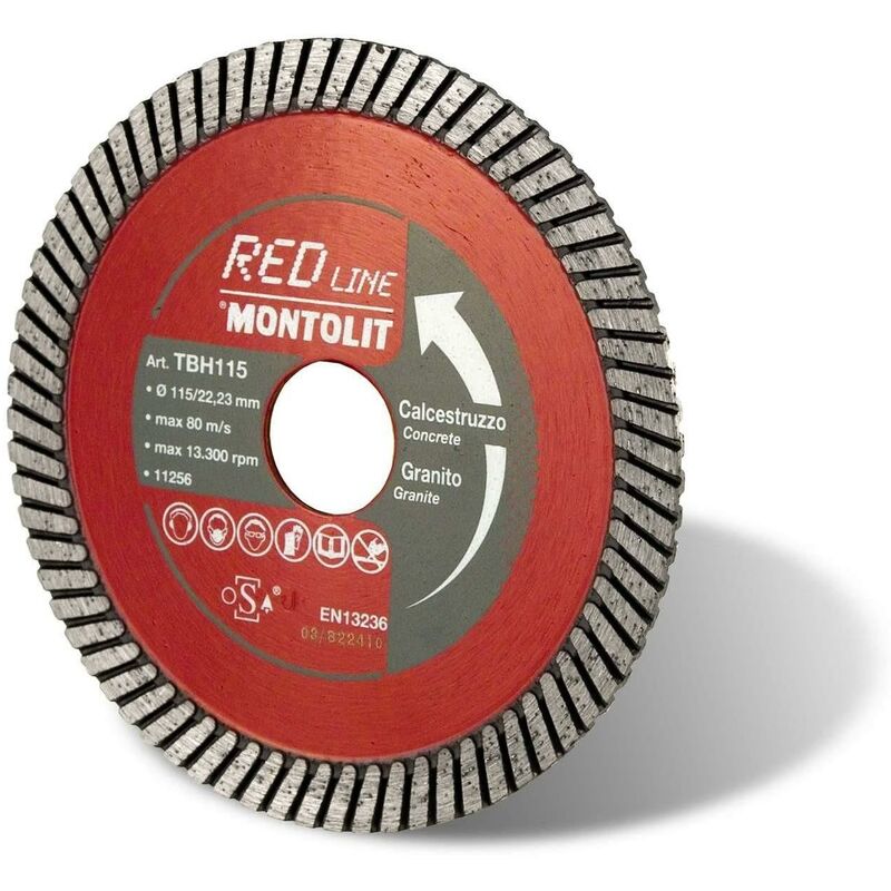 foto del prodotto disco diamantato 150 mm montolit turmont tbh150 per calcestruzzo e granito
