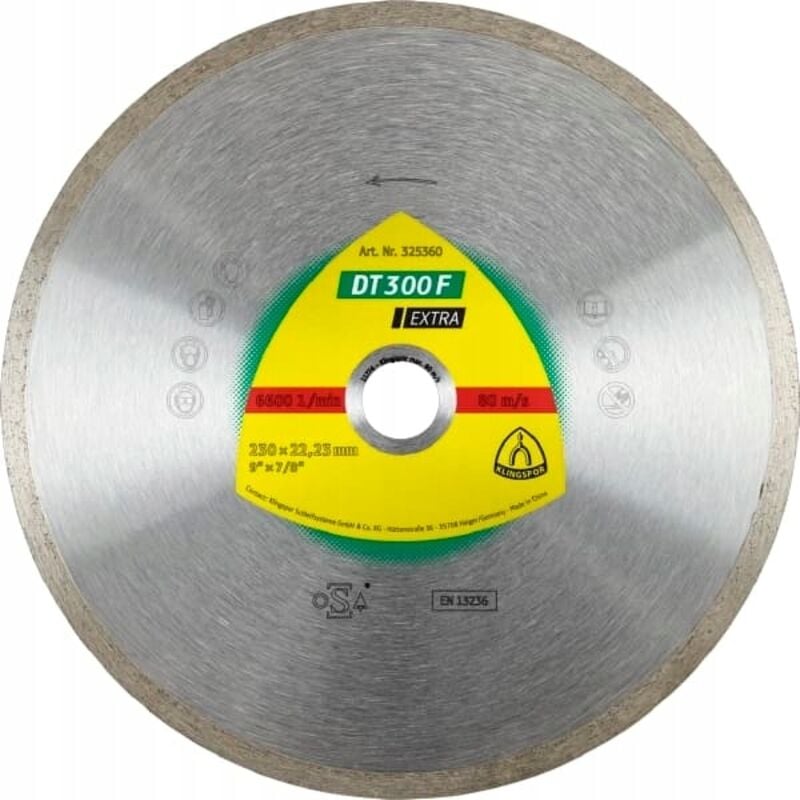 foto del prodotto disco diamantato 200x1,9x25,4/30 klingspor dt300f
