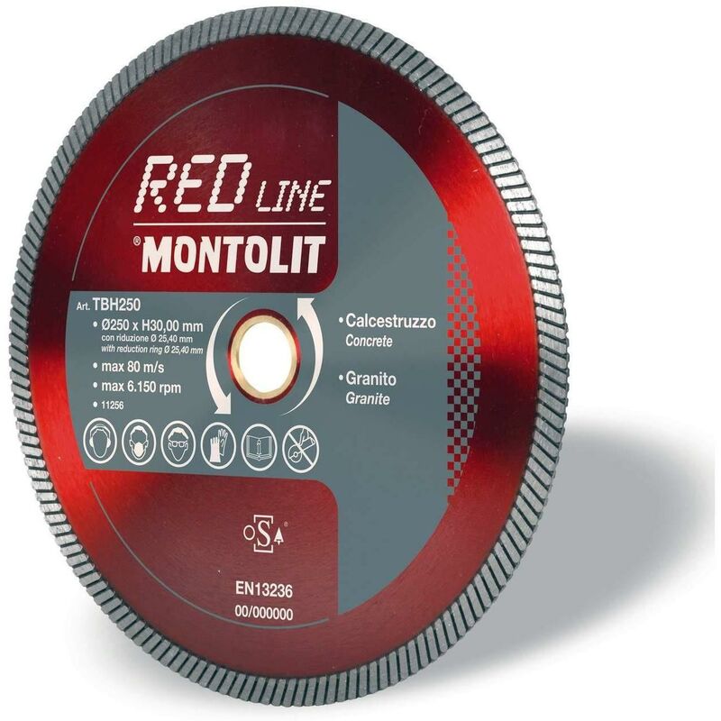 foto del prodotto disco diamantato 300 mm montolit turmont tbh300 per calcestruzzo e granito