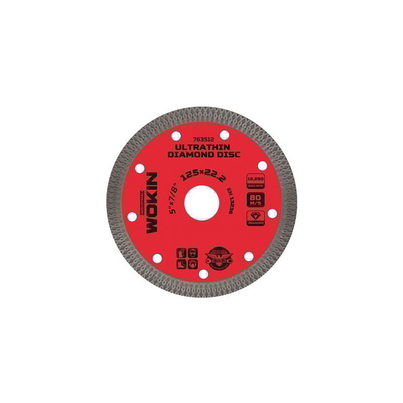 foto del prodotto disco diamantato a corona 7635 wokin mm 125x22,2 s.mm 1,4 763512