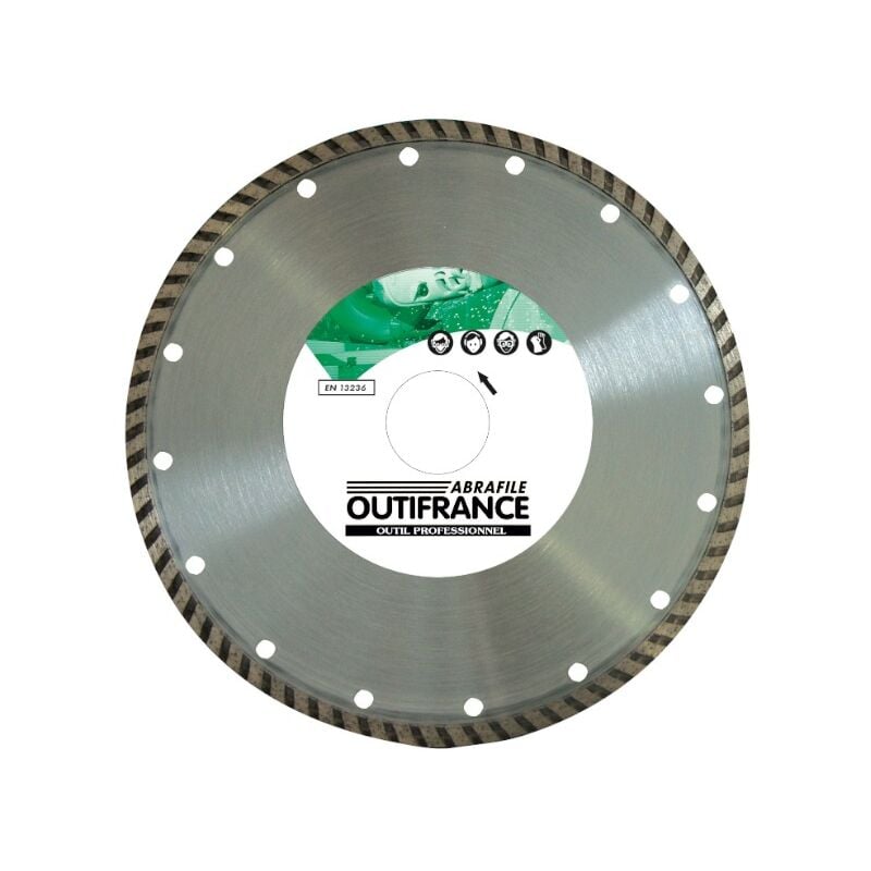 foto del prodotto disco diamantato a corona continua 230 x 22 mm outifrance