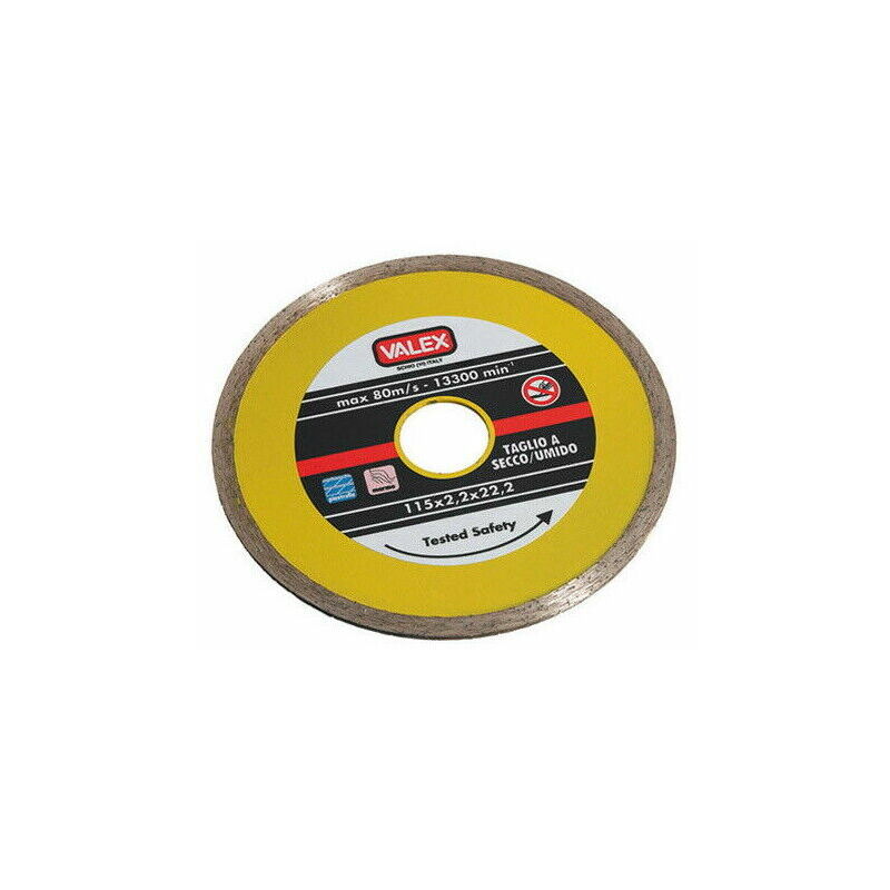 foto del prodotto disco diamantato a corona continua x smerigliatrice angolare 230mm valex 1464653