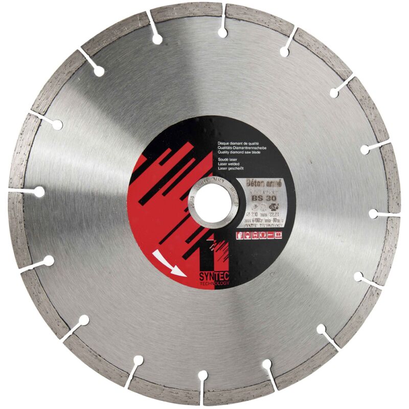 foto del prodotto disco diamantato a segmenti 230 mm