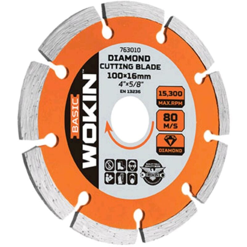 foto del prodotto disco diamantato a settore 7631 wokin mm 125x22,2 h.mm 1,9 763112