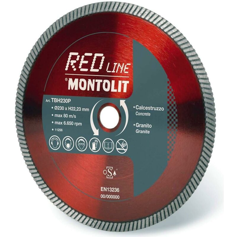 foto del prodotto disco diamantato cc 230 calcestruzzo montolit