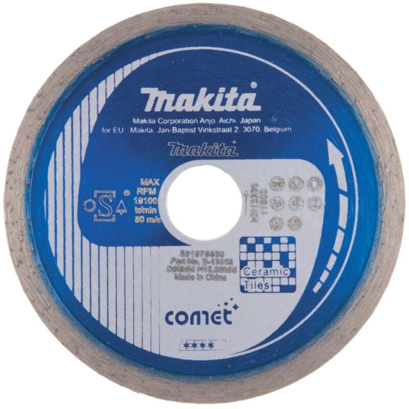 foto del prodotto disco diamantato comet 80 x 15 x 5 mm comet makita