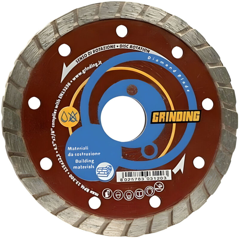 foto del prodotto disco diamantato da 115mm. taglio a secco grinding pn k