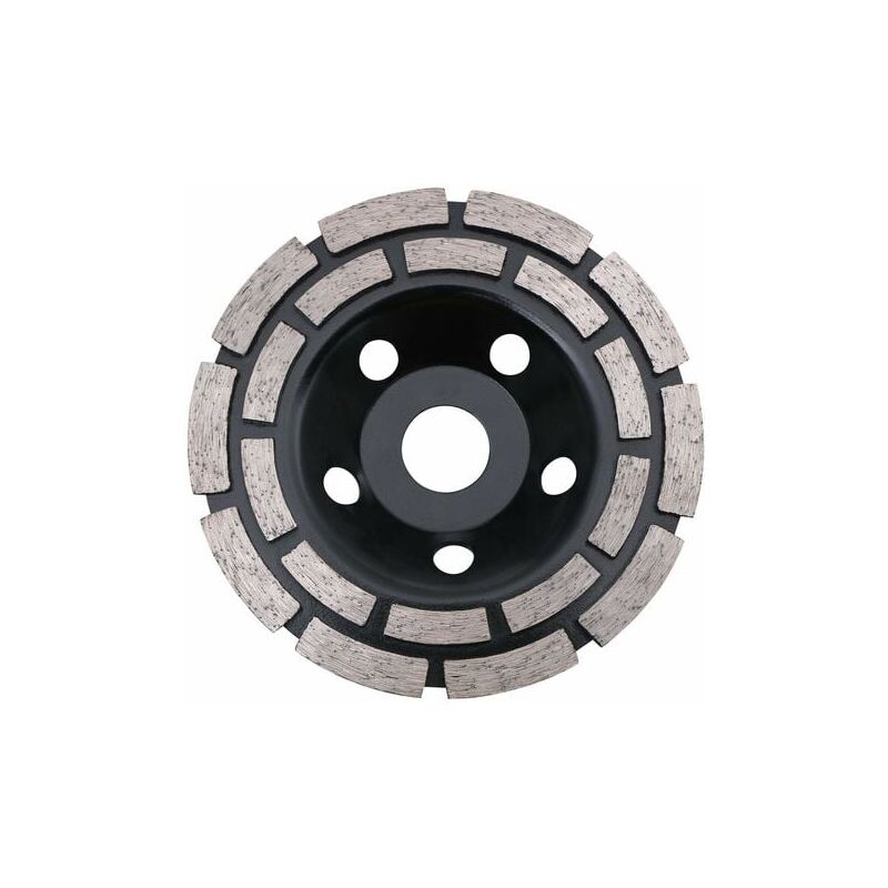 foto del prodotto disco diamantato, disco diamantato per calcestruzzo 125 x 22,2 mm doppia fila, disco diamantato universale per levigatura di calcestruzzo, pietra,