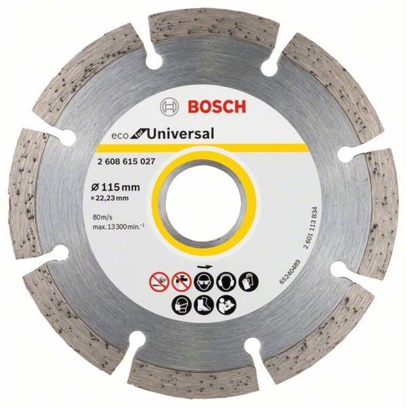 foto del prodotto disco diamantato eco segmentato 115mm b 2608615027