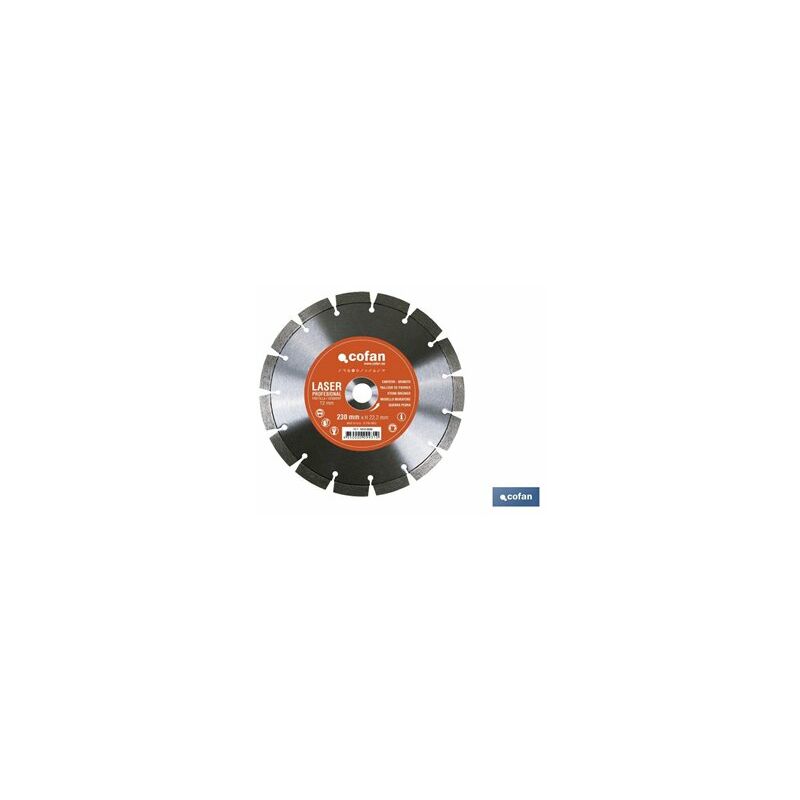 foto del prodotto disco diamantato modello scalpellino 230mm.