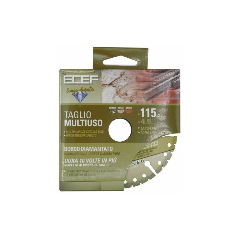 foto del prodotto disco diamantato multiusi 115 x 2,2 mm ecef