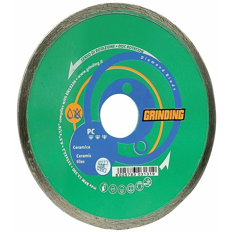 foto del prodotto disco diamantato per ceramica - ø115 mm - pc