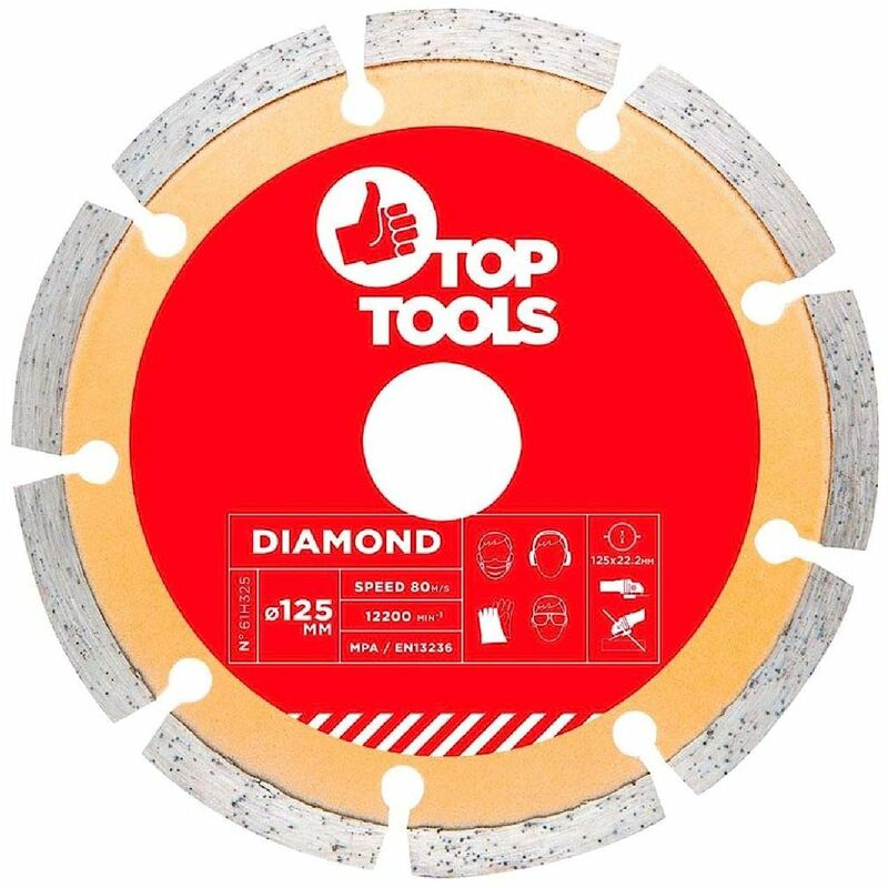 foto del prodotto disco diamantato per ceramica, marmo e granito con corona a settori