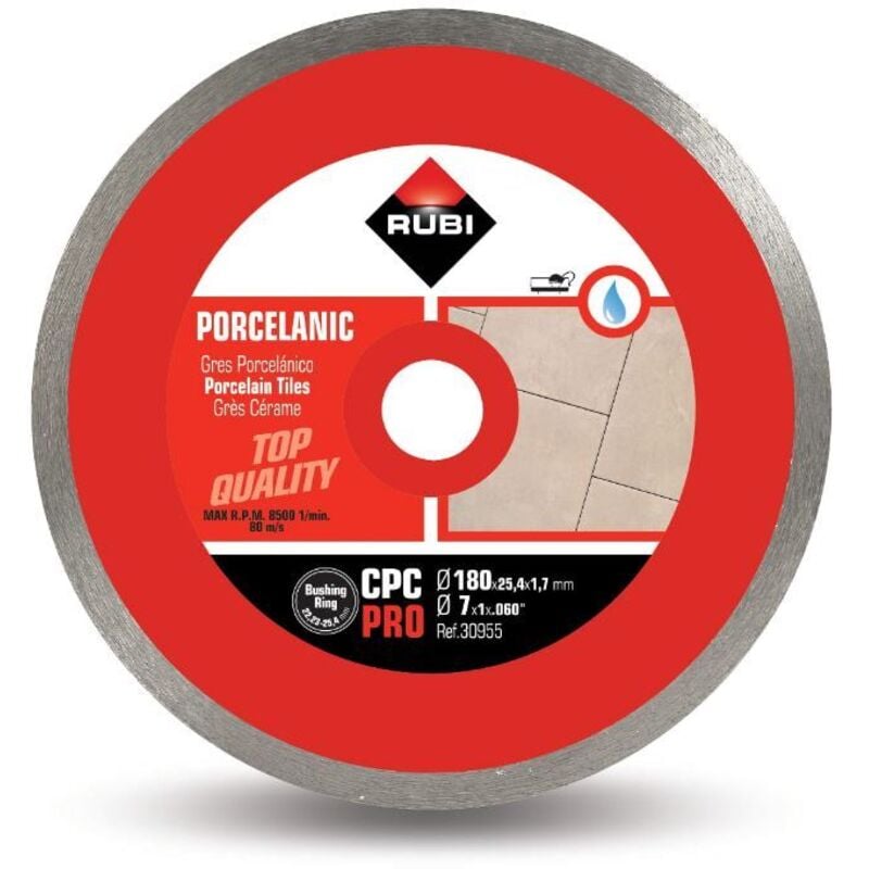 foto del prodotto disco diamantato per gres porcellanato cpc 180 pro - ri 30955