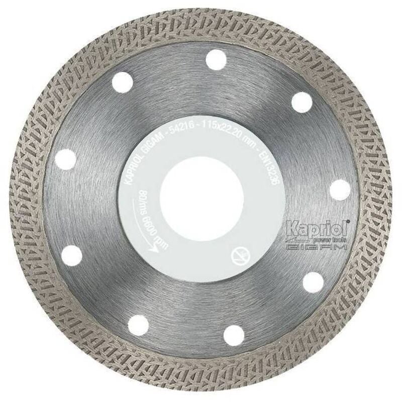foto del prodotto disco diamantato per gres porcellanato/klinker/ceramica - 115 mm - 54216
