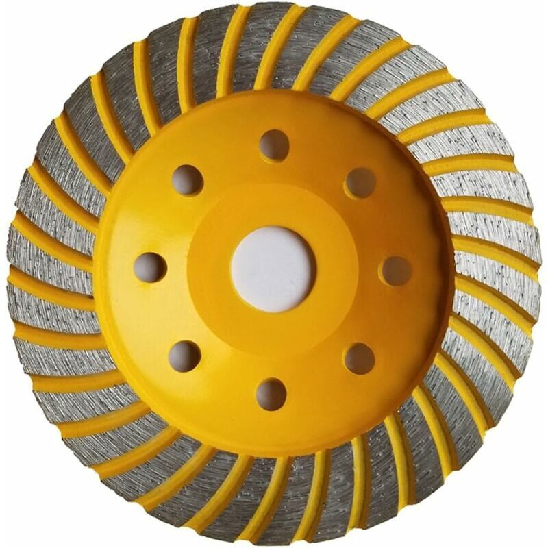 foto del prodotto disco diamantato per levigatura di calcestruzzo piastra smerigliatrice 125 x 22,2 mm per modellatura di superfici di calcestruzzo, granito, pietra e