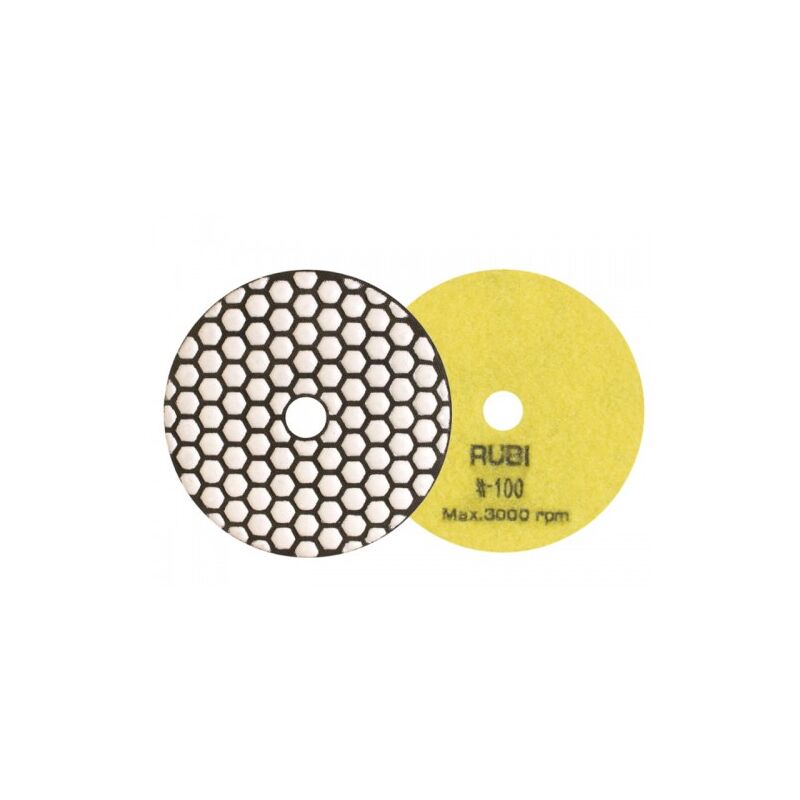 foto del prodotto disco diamantato per lucidatura a secco fi 100 mm spessore 100 ri 62971