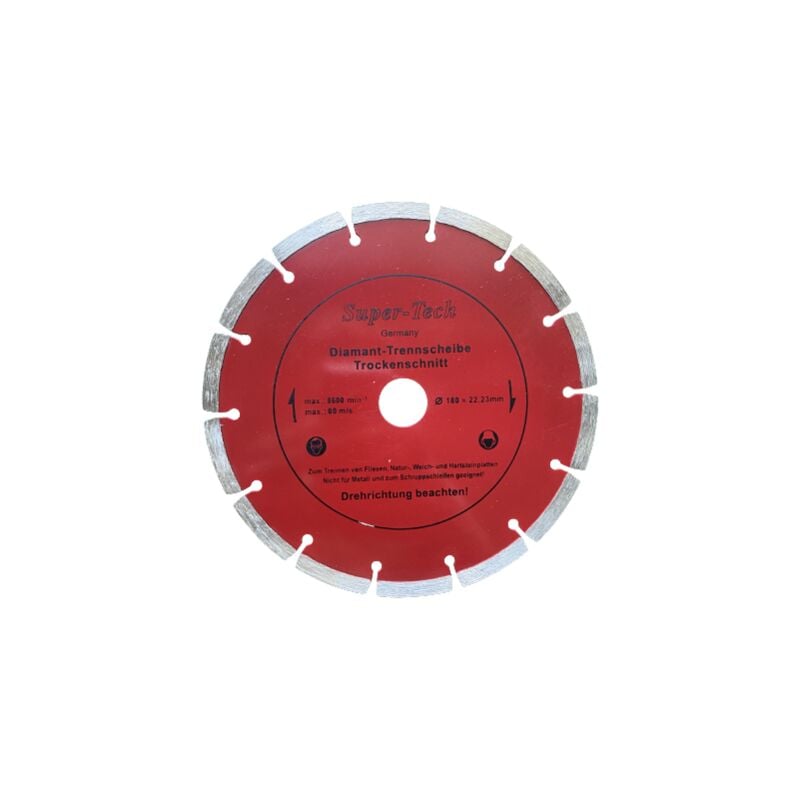 foto del prodotto disco diamantato per piastrelle e piastrelle 180mm