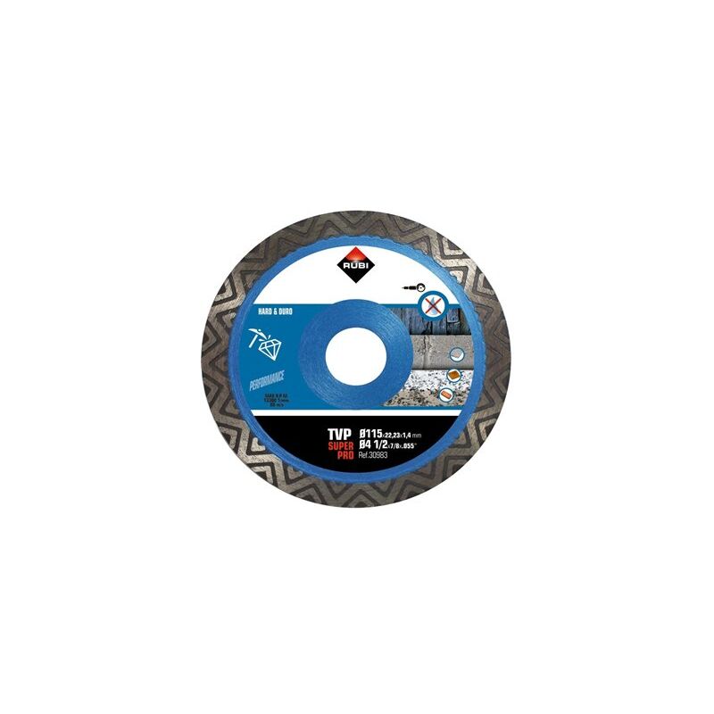foto del prodotto disco diamantato rubi tvp super pro da 115 mm
