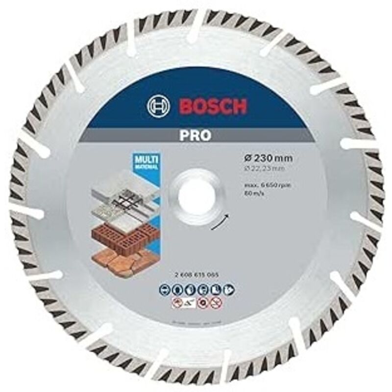 foto del prodotto disco diamantato segmentato d23022 23 universal 2608615065 bosch
