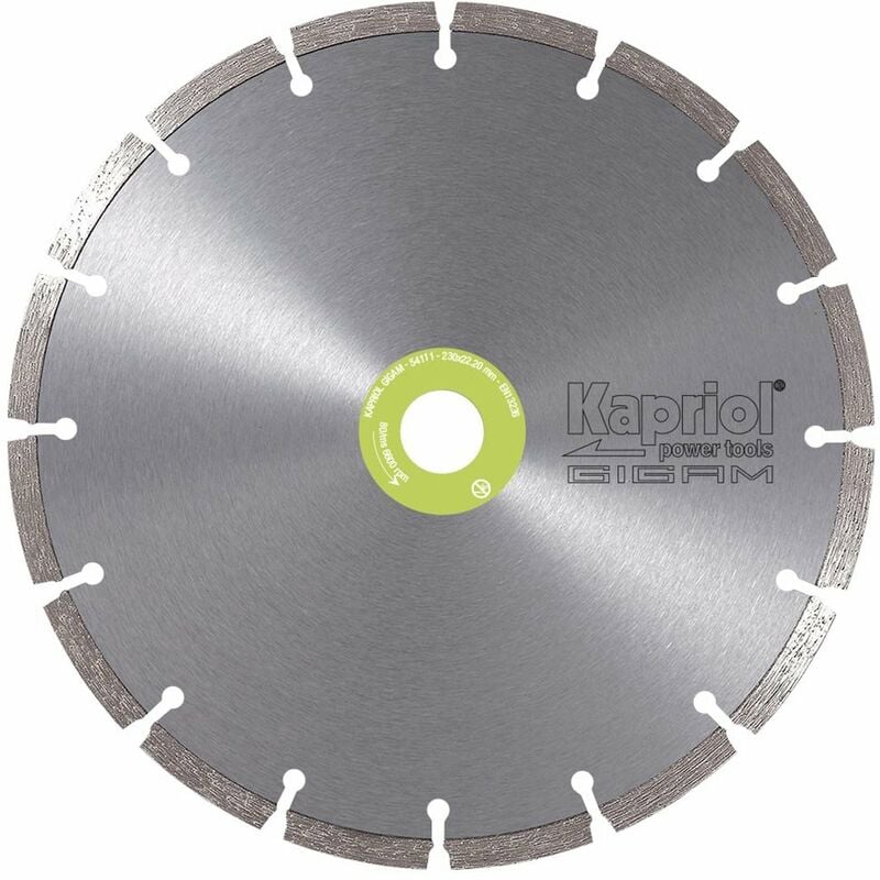 foto del prodotto disco diamantato sinterizzati a settori 230 mm 54109