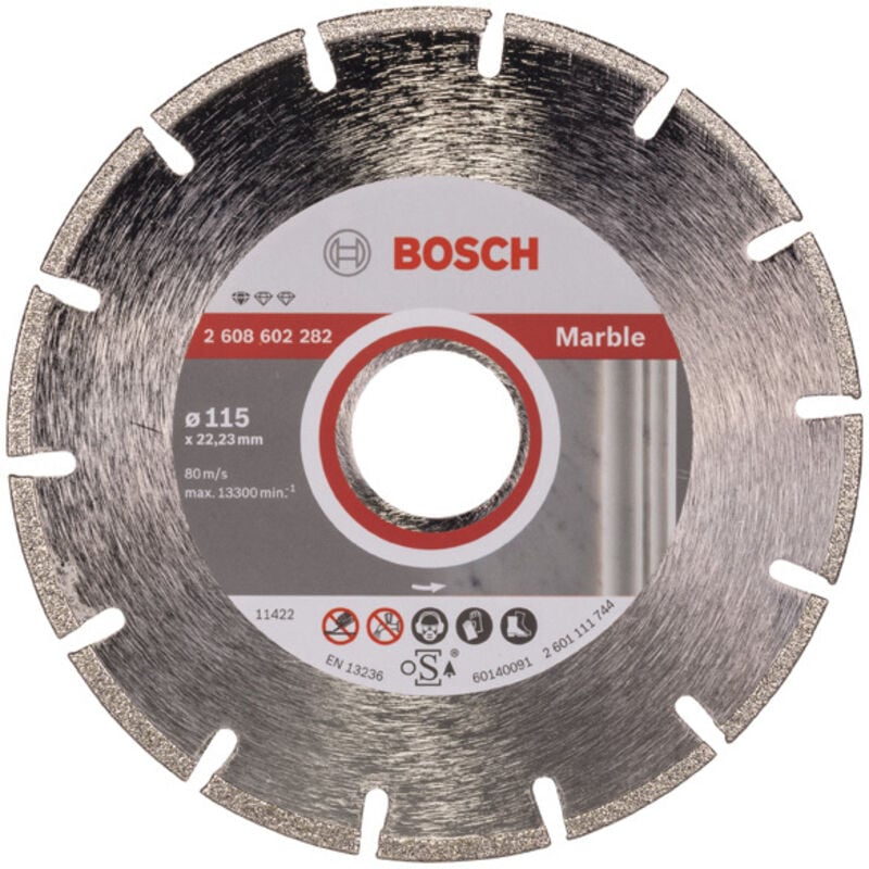 foto del prodotto disco diamantato standard per marmo, 115 x 22,23 x 2,2 x 3 mm